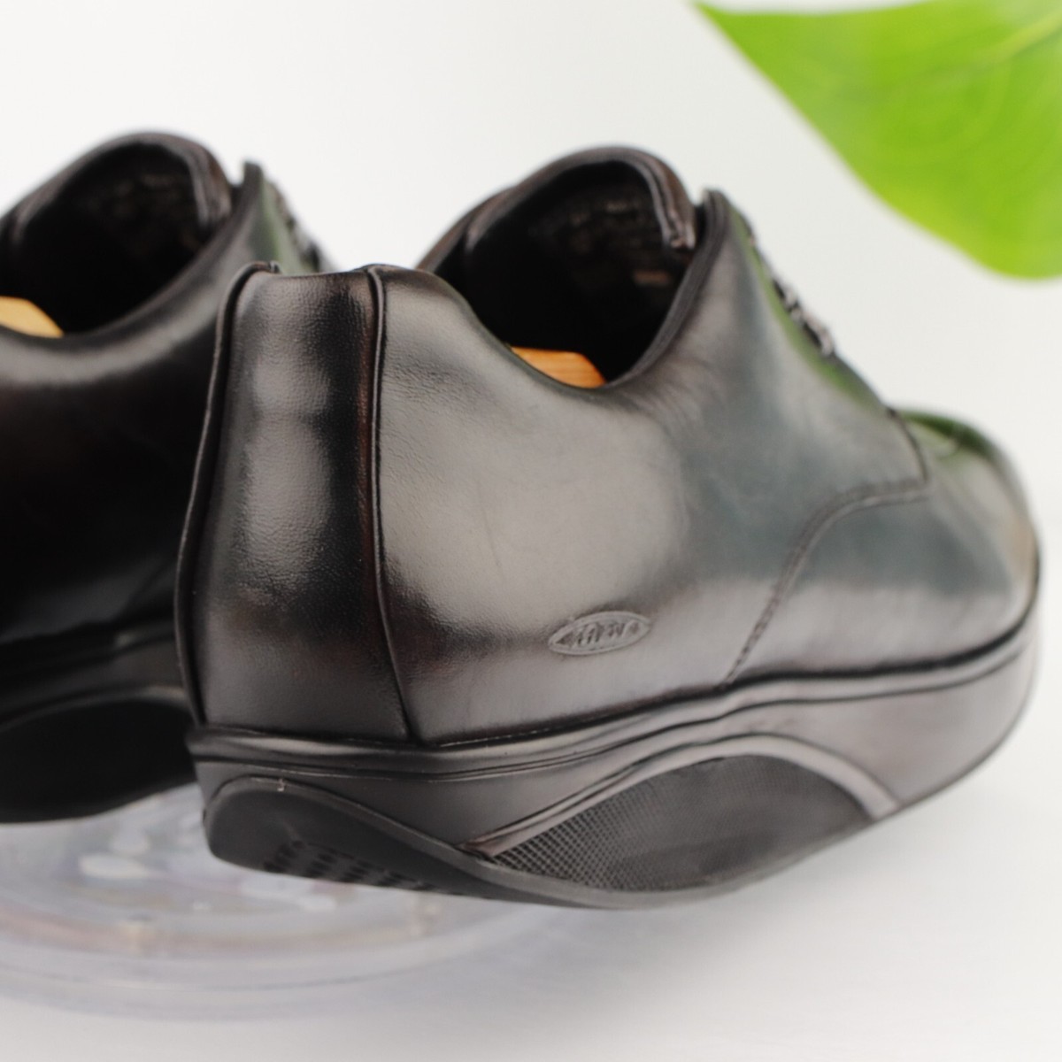 MBT Men\'s 9  Dress Shoes Bosi Rocker Comfort Oxford Black Leather MBT Men main image 4