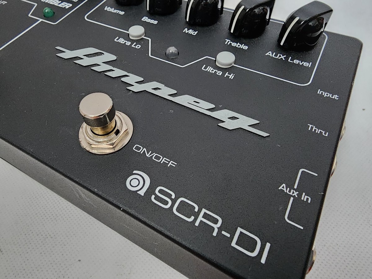 Ampeg SCR-DI Preamp Scrambler Overdrive For Electric Guitar