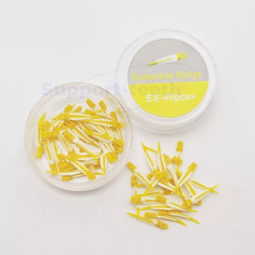 40pc Dental Endo Strata Wedges Soft Cervical Seal Diastema Composite Wedge L/M/S - Picture 5 of 14