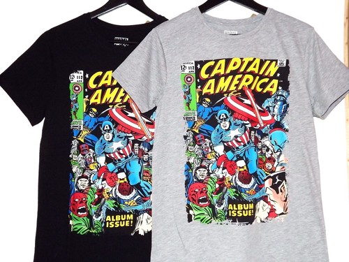 SCONTO 30% T SHIRT MARVEL COMICS CAPITAN AMERICA MAGLIETTA SUPEREROI  AVENGERS | eBay
