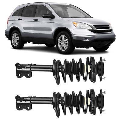 Rear Complete Shocks Struts Coil Spring Assembly For 2007-2011 Honda CR-V CRV