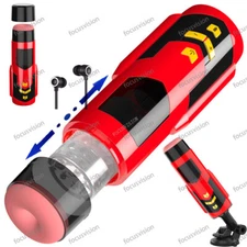 Hands free Automatic Male Masturbator Thrusting  Rotating Stroker Vagina Voice
