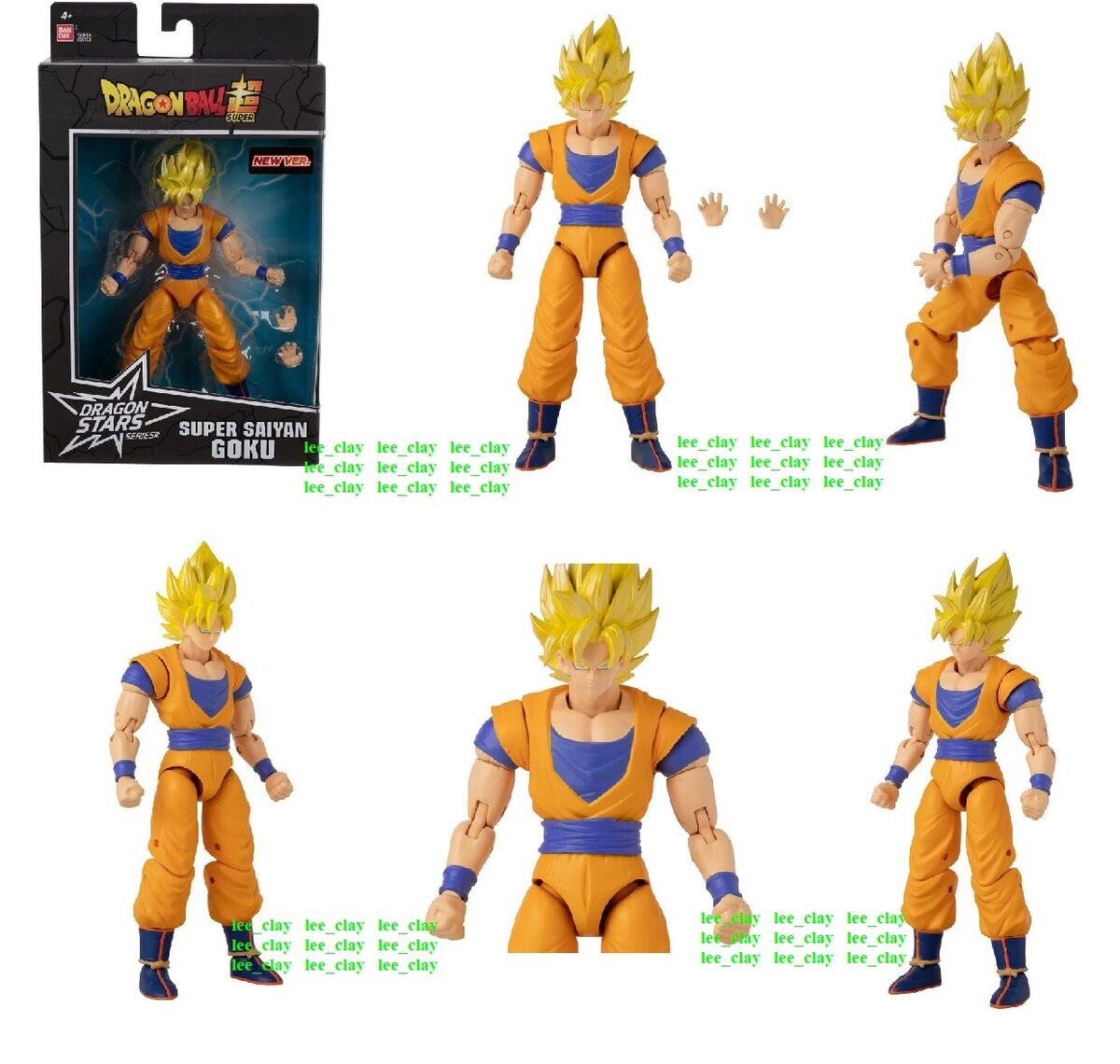 Bandai Dragon Stars Series Dragon Ball Super Saiyan Goku 6 Action Figure  V2 NEW