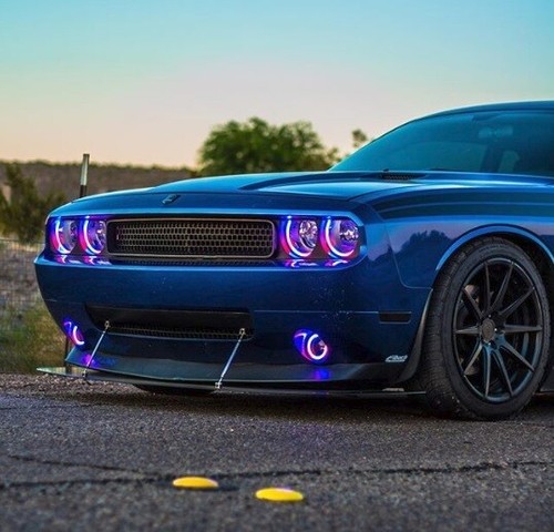 Dream Color Chasing Dynamic LED Halo Kit para 08-16 Mitsubishi Lancer Luces Antiniebla - Imagen 9 de 10