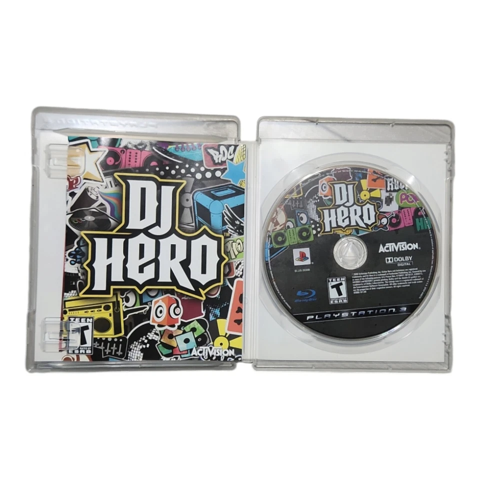 DJ Hero (Sony PlayStation 3, PS3) CIB Complete Tested - Image 3 of 3