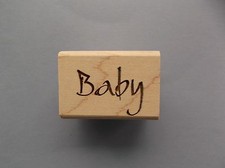 CREATIVE IMAGES RUBBER STAMPS CISTAMPS BABY NEW wood STAMP