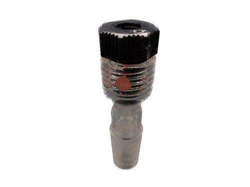 ACE Glass 14/20 Mini #7 Ace-Thred Thermometer Adapter w/ Nylon Bushing 5028 - Picture 1 of 6
