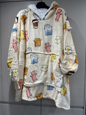 Oversized Hoodie Avocado Oodie Breakfast Genuine Oodie Hooded