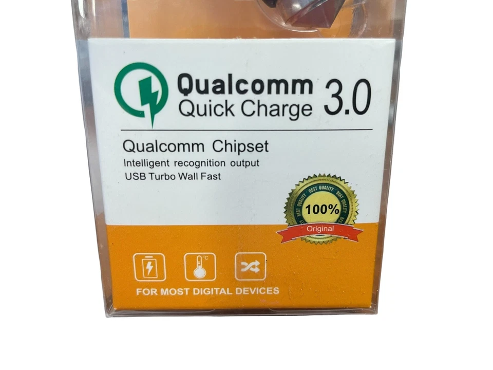 Quick Charge QC 3.0 36W Intelligent Port USB Fast Car Charger For iPhone Samsung - Image 2 of 4