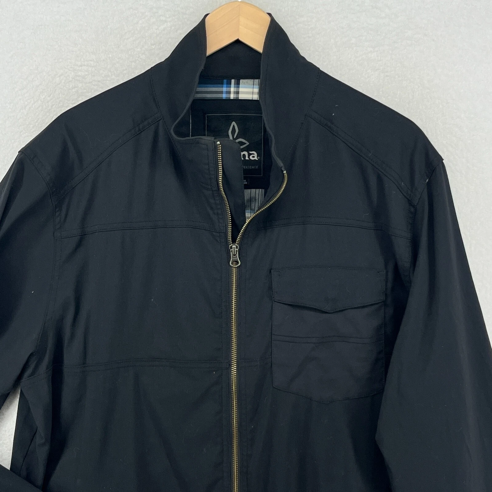 prana zion softshell lightweight work hiking full zip jacket