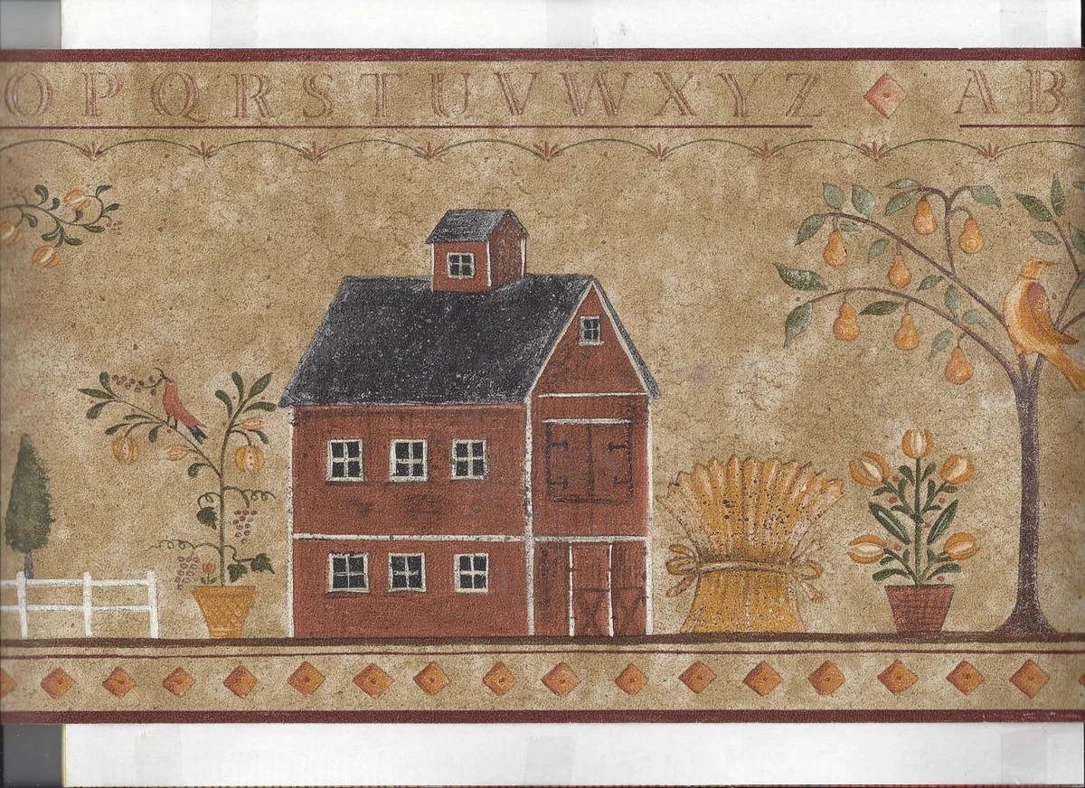 Country Folk Wallpaper