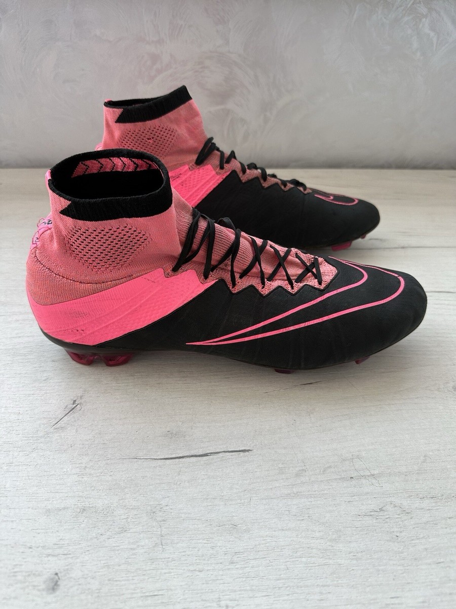 Nike Mercurial サッカーシューズ ピンク/ブラック「値下げ可能」 NIKE ナイキ マーキュリアル ヴェイパー X HG-V(ブラック×ピンク