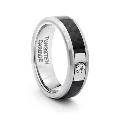 TungstenMasters 8MM/6MM Tungsten Mens/Womens Asian Dragon Wedding Band