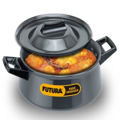 Hawkins Futura Handi Saucepan (2 Short Handles) with Lid, Capacity 3 L (AH3S)