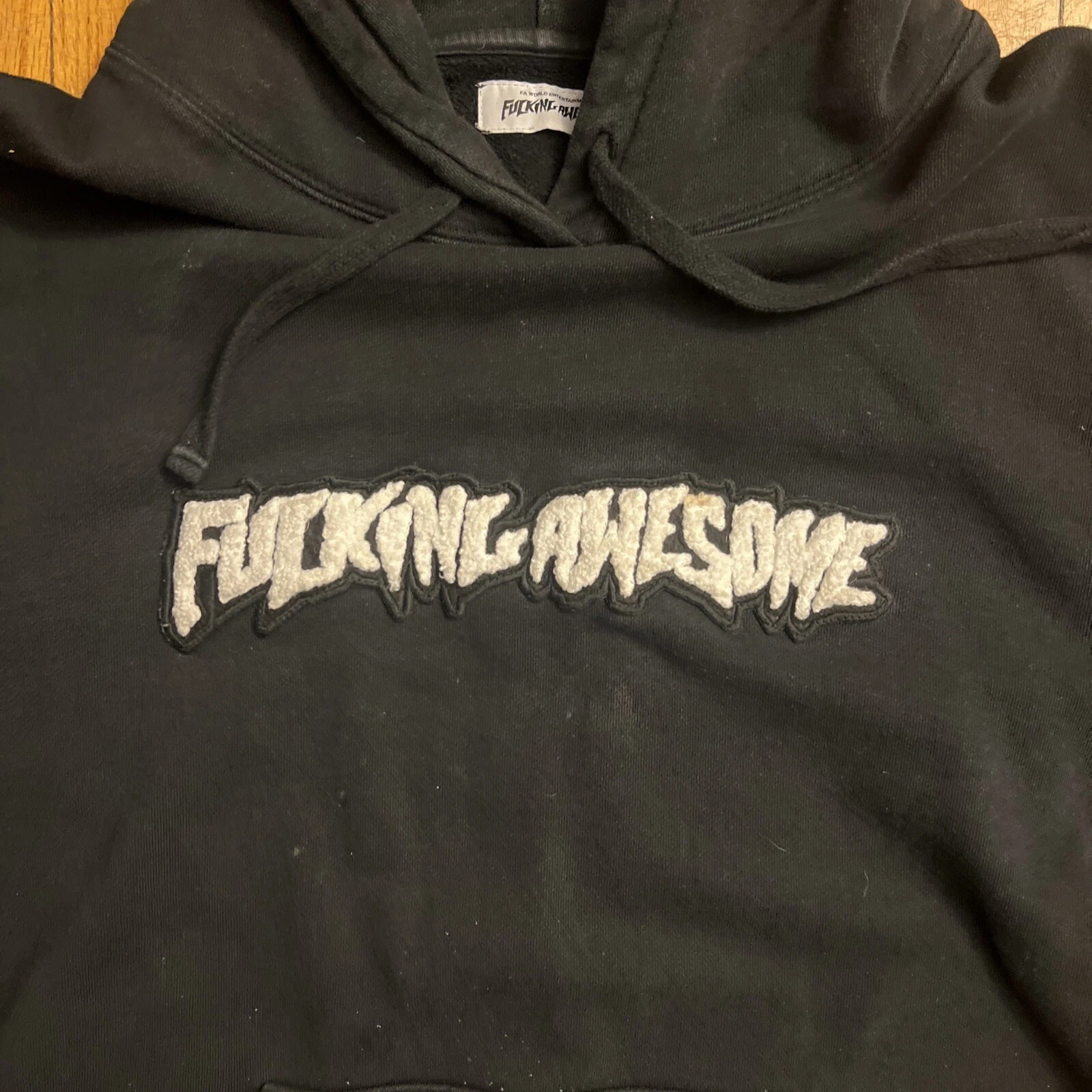 Felpa con cappuccio F*cking fantastica logo ciniglia Supreme