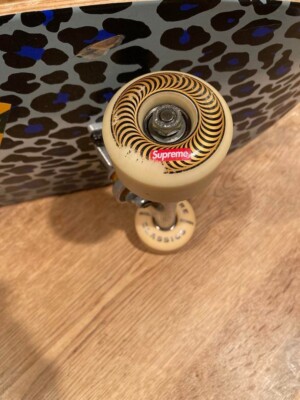 Supreme Skateboard Deck Complete Vintage Leopard Blue | eBay