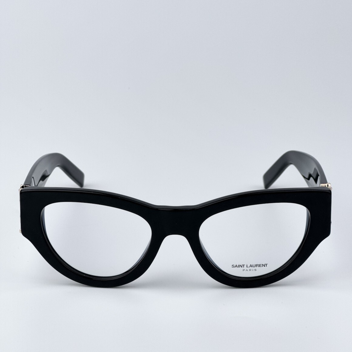 SAINT LAURENT キャットアイフレムメカネ SLM94OPT 002 Saint Laurent Women Eyeglasses Black Demo Cat Eye SLM94OPT