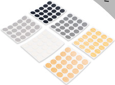 20 Abdeckkappen Aufkleber selbstklebend 13mm schwarz grau silber buche weiß chro