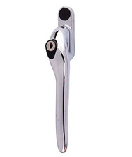 Image of Yale Polished Chrome Effect Zinc Alloy Right-handed Window Handle (L)167mm