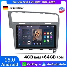 Für VW Golf 7 VII MK7 2012-2020 4+64GB 8-Kern Autoradio Carplay GPS Navi BT DAB+