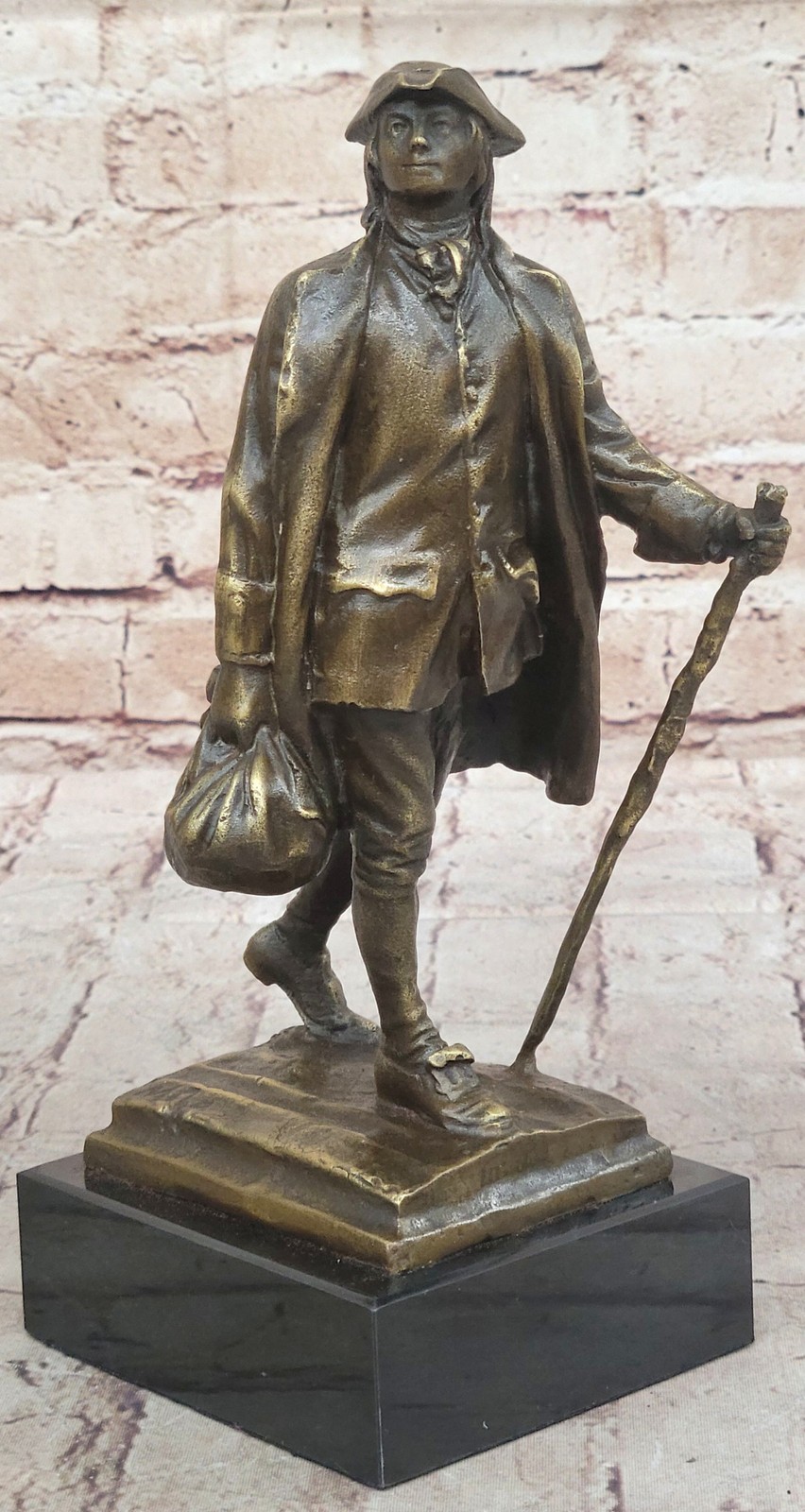Benjamin Franklin large bronze sculpture finest USA casting Figurine Figure Sale