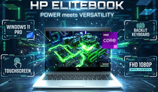 HP EliteBook 14" Laptop PC: i7-8650U (16GB RAM - 512GB NVME SSD) Windows 11 Pro!