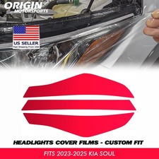 Precut Headlights Protection Clear Covers Bra Film Ppf Fits 2023-2025 Kia Soul