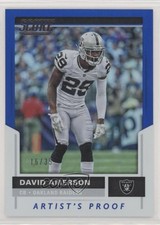 2017 Score Artist's Proof 16/35 David Amerson #25 0q0
