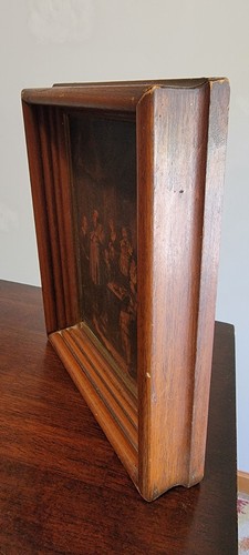 Vintage Framed Print Gerard Dou Painting ‘The Charlatan’ 7"X8" With Frame - Picture 4 of 12