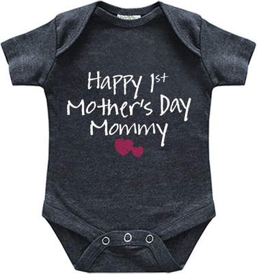 Comfiv First Mothers Day Baby Boy Girl Outfit Happy 1St Mother'S Day Mommy Bodys