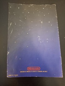 Nintendo NES Advantage Joystick Controller Original User Manual Instructions