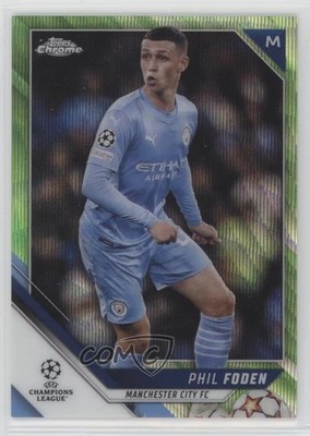 2021-22 Topps Chrome UEFA Champions League 50/99 Phil Foden #129 0si2