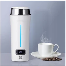 Portable 350ML Electric Kettle with 4 Temperature Settings & Boil Dry Protection