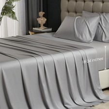 HYPREST Deep Pocket King Sheets- Rayon Derived from Bamboo, Extra Deep Pocket...