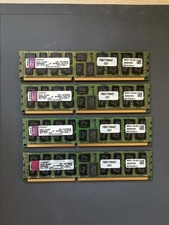 32GB Lot of 4 8GB Kingston DDR3 ECC RDIMM Server RAM PC3-10600R TESTED WORKS