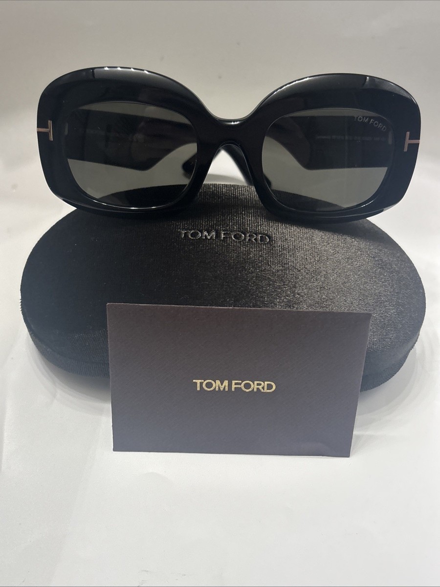 TOM FORD FT1219 01A Carmen Sunglasses Shiny Black Frame  display picture 2