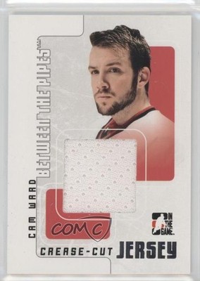 2007-08 ITG Between the Pipes Crease-Cut Jersey Cam Ward #CCJ-04 10r6