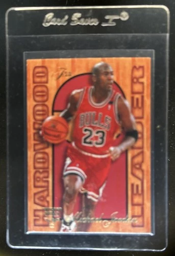 1995-96 Fleer Michael Jordan Flair Hardwood Leader #4 Bulls