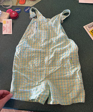 Walt Disney World Kids Winnie the Pooh Tigger Plaid Cotton Overall 4T