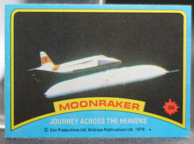1979 Topps James Bond's Moonraker  (EX+) #66 - ''Journey Across the Heavens''