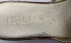 Italian Shoemakers Women's Gold Animal Print Slide Sandals Size US 7.5 — photo 8