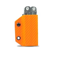 Clip And Carry Kydex Multitool Belt Sheath Orange - Wingman / Sidekick / Rebar