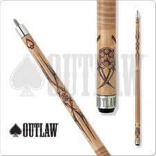 Outlaw OL09 Pool Cue Six Shooter and Tribal Style 19oz Free Shipping 