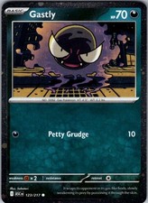 GASTLY (COSMOS HOLO) 123/217 CARTE E PRODOTTI VARI POKEMON QUASI NUOVO 9-30-117