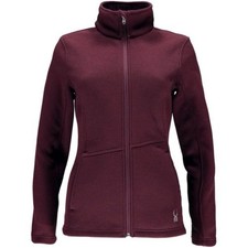 SPYDER Maroon Endure Full Zip Midweight Stryk...