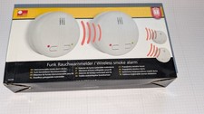Doppelpack mit 2 Funk Rauchwarnmelder vernetzbar 85dB Flamingo® FA22RF