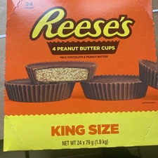 Reese’s 4 Peanut Butter Cups King Size 24 Count 