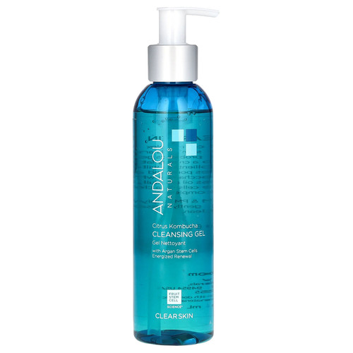 Citrus Kombucha Cleansing Gel, Clear Skin, 6 fl oz (178 ml)