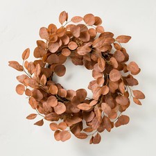 26" Rusted Eucalyptus Wreath - Hearth  Hand with Magnolia