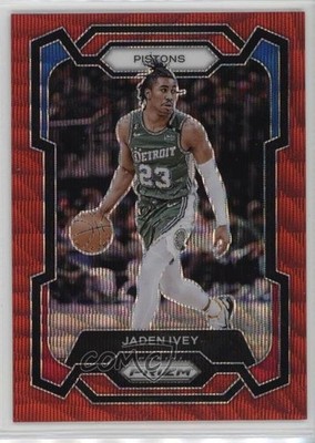2023-24 Panini Prizm Ruby Wave Prizm Jaden Ivey #52 4k8